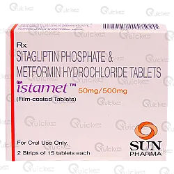 Istamet 50mg/500mg Tablet 15