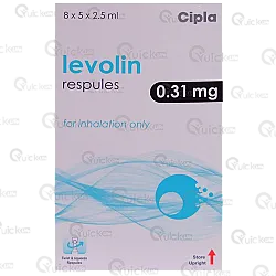 Levolin 0.31mg 2.5ml Pack Of 5 Respules